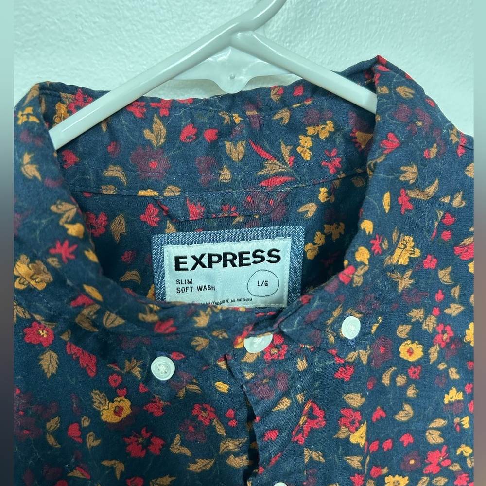 Men’s Large Express Button Down - image 4